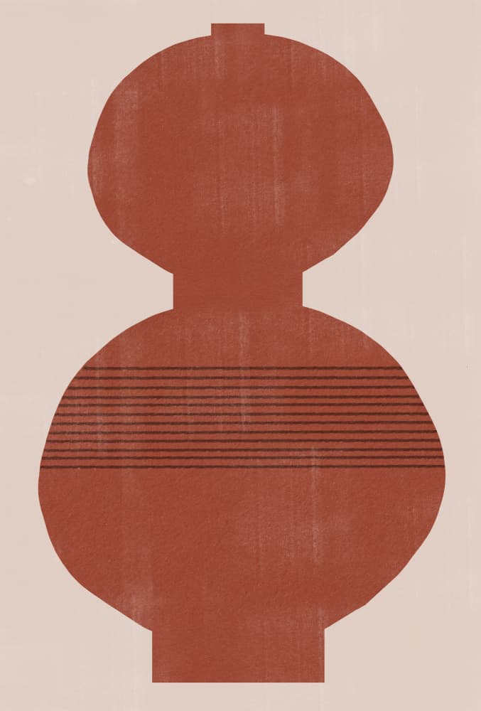 Vase No3. by THE MIUUS STUDIO — canvas wall art