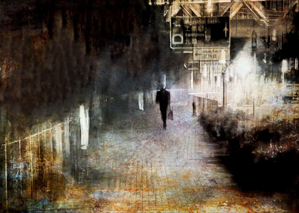 Solitary Urban Path by Lammakmak — canvas wall art