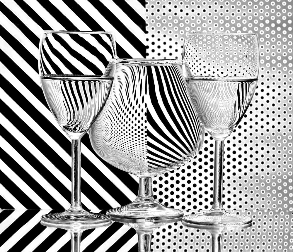 Optical Glass Patterns by Aida Ianeva — canvas wall art