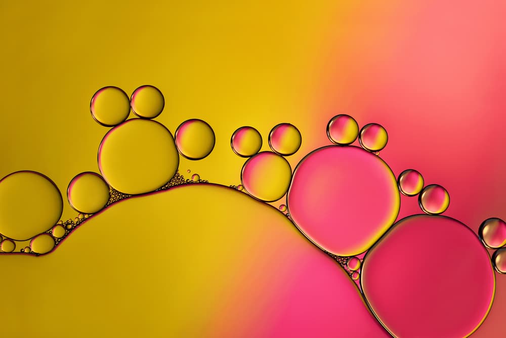 Vibrant Fluid Spheres by Heidi Westum — canvas wall art