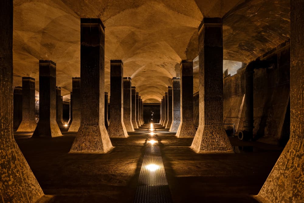 Mysterious Underground Hall by Milan Uhrin AFIAP AZSF — canvas wall art