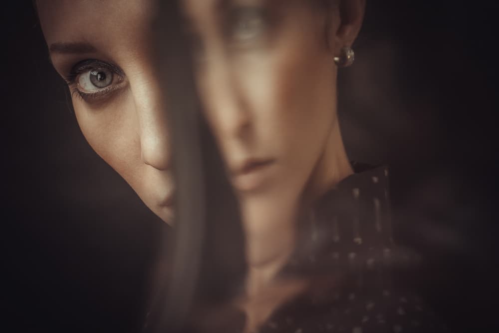 Mysterious Gaze by Photographer — canvas wall art
