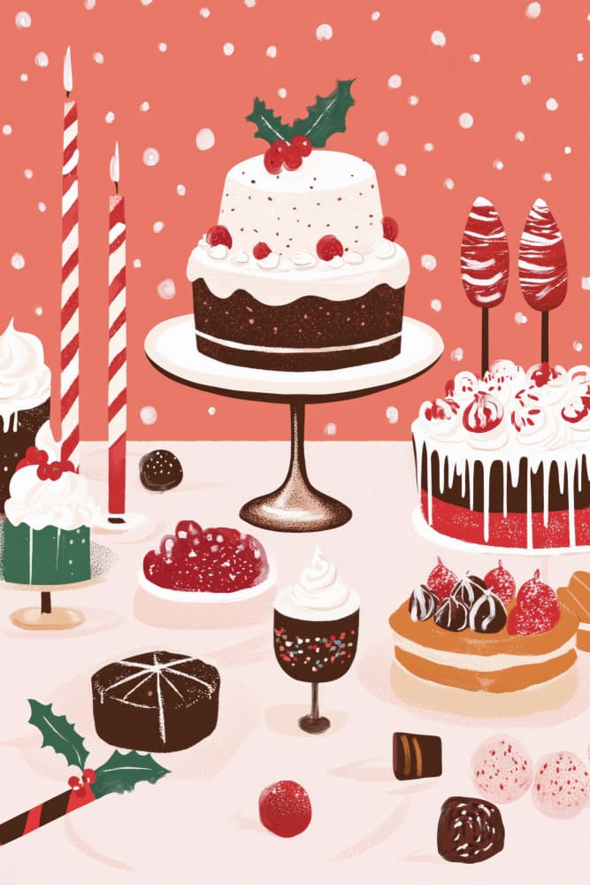 Christmassweets by Treechild — canvas wall art