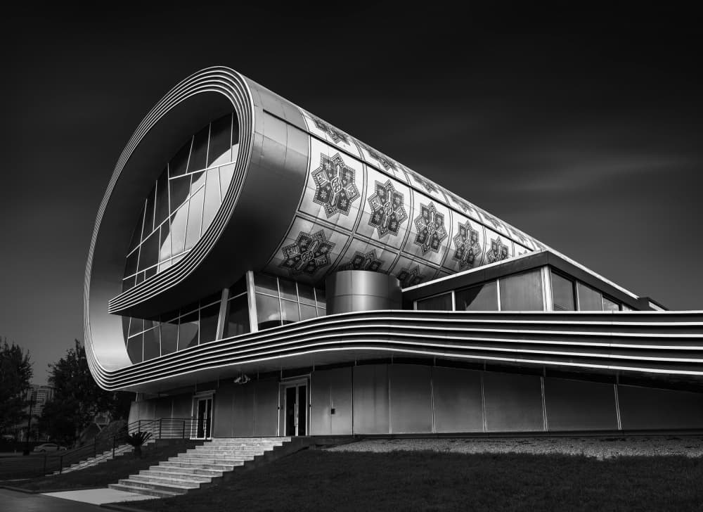 Modern Patterned Architecture by Antoni Figueras — canvas wall art