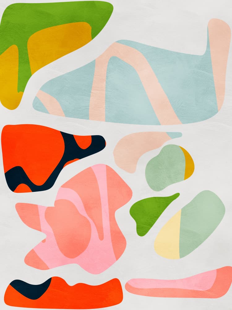 Minimal cut out by Ana Rut Bre — canvas wall art