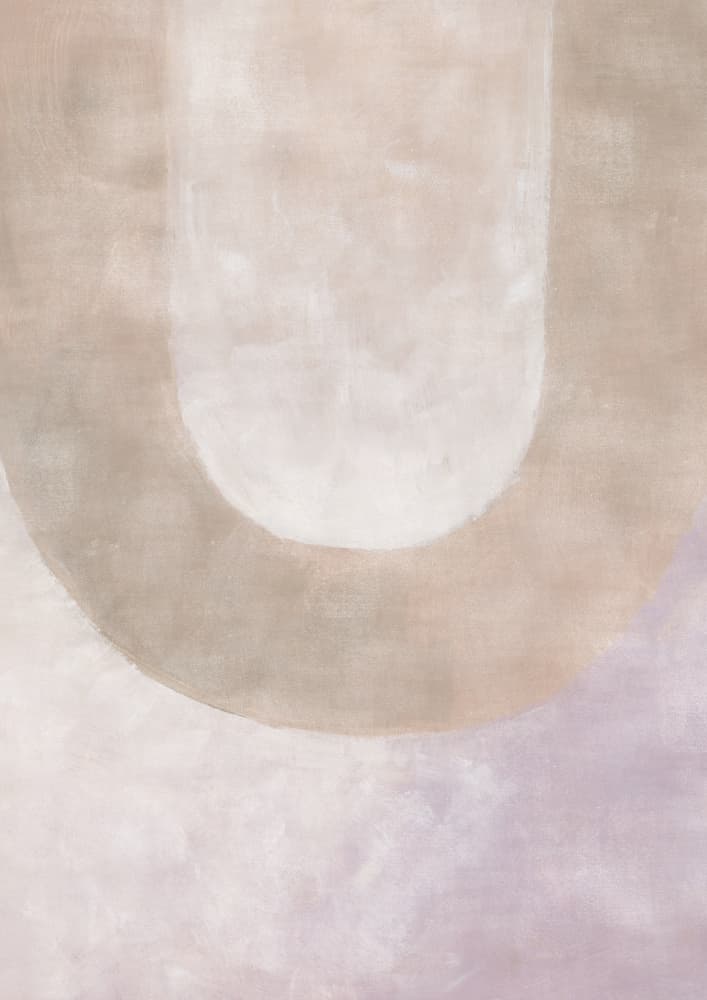 Soft Pastel Abstract by Rosana Laiz Blursbyai — canvas wall art