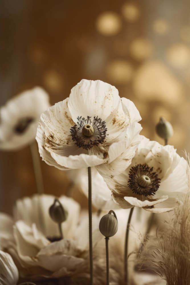 Whispering Blooms by Treechild — canvas wall art