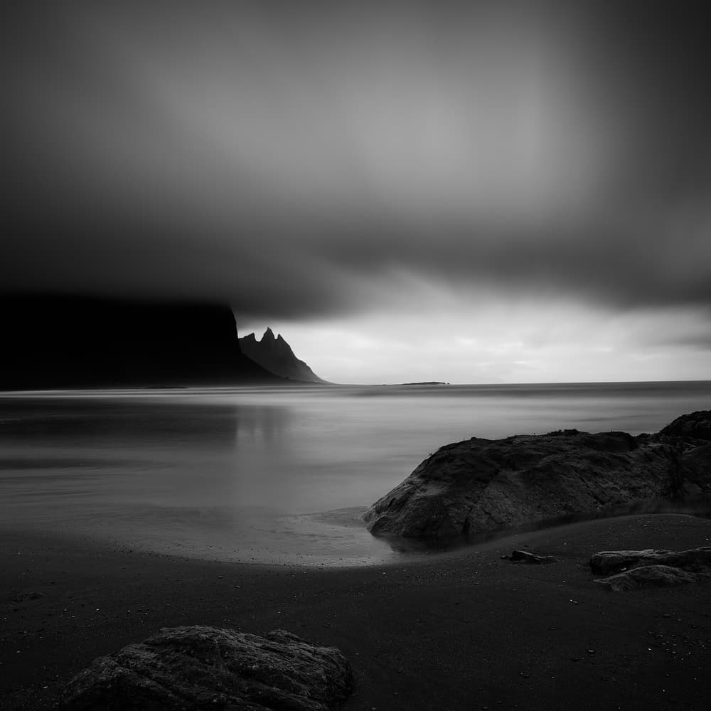 Dark Coastal Serenity by swapnil deshpande — canvas wall art