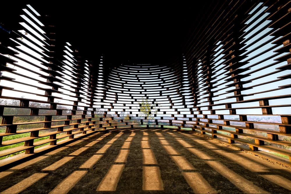 Geometric Shadow Play by Lus Joosten — canvas wall art