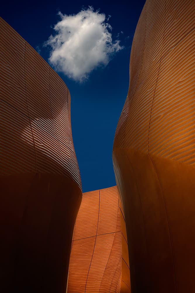 Curved Architectural Sky by Roberto Marini — canvas wall art