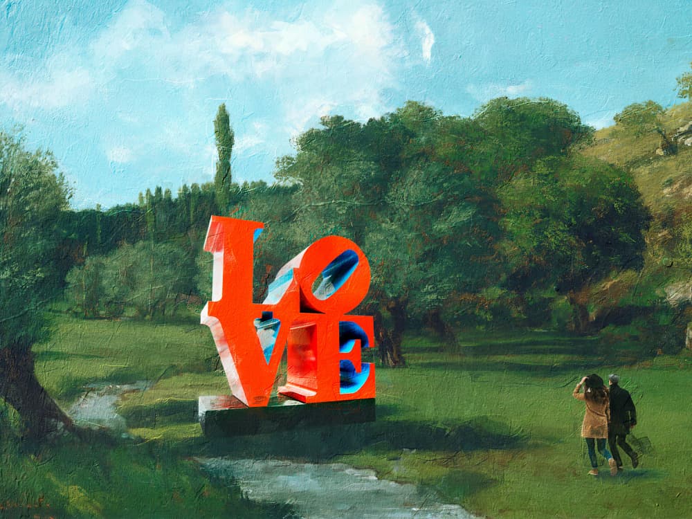 The Love Found by Dikhotomy — canvas wall art