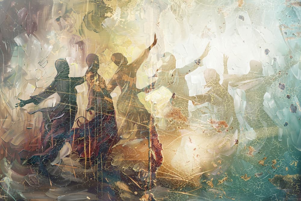Spiritual Dance Movement by Rafal Kulik — canvas wall art