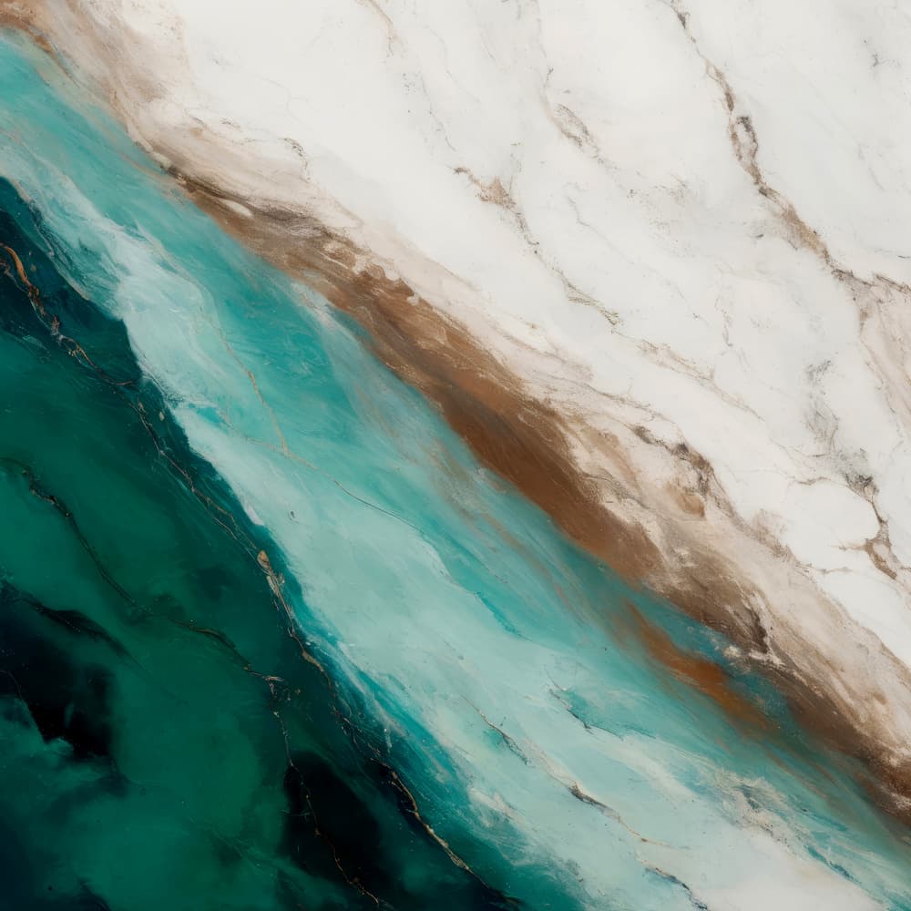 Golden Coastal Flow by Alpenglow Workshop — canvas wall art