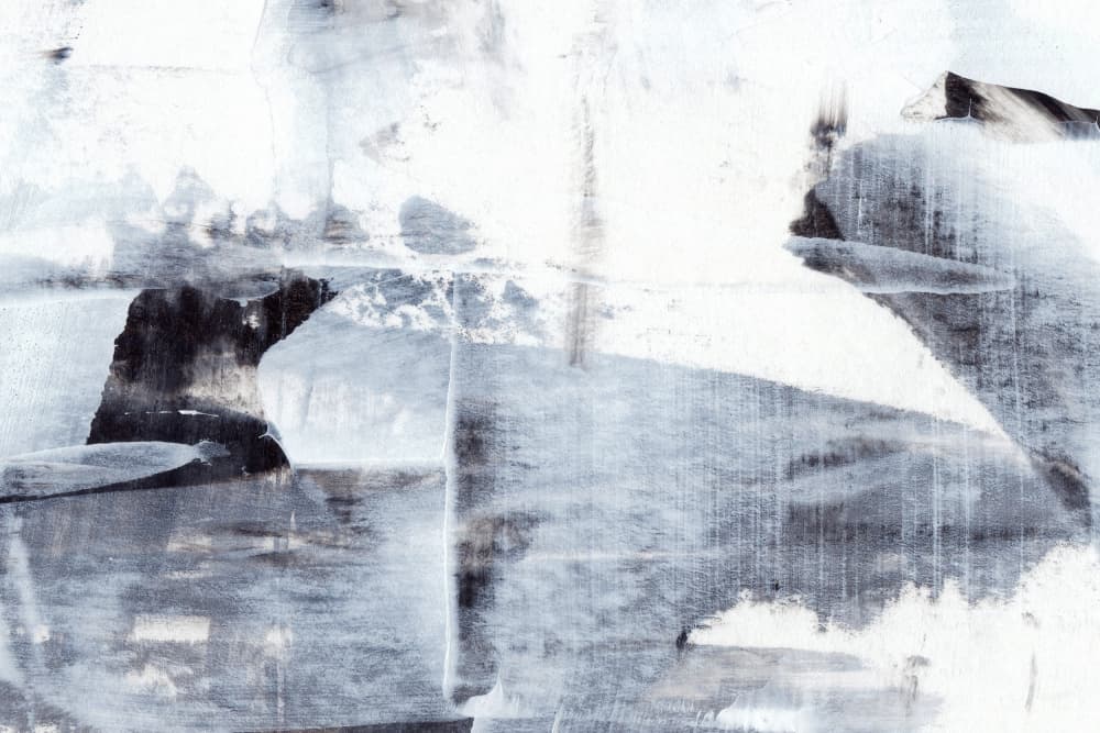 Ethereal Snowy Scene by uplusmestudio — canvas wall art