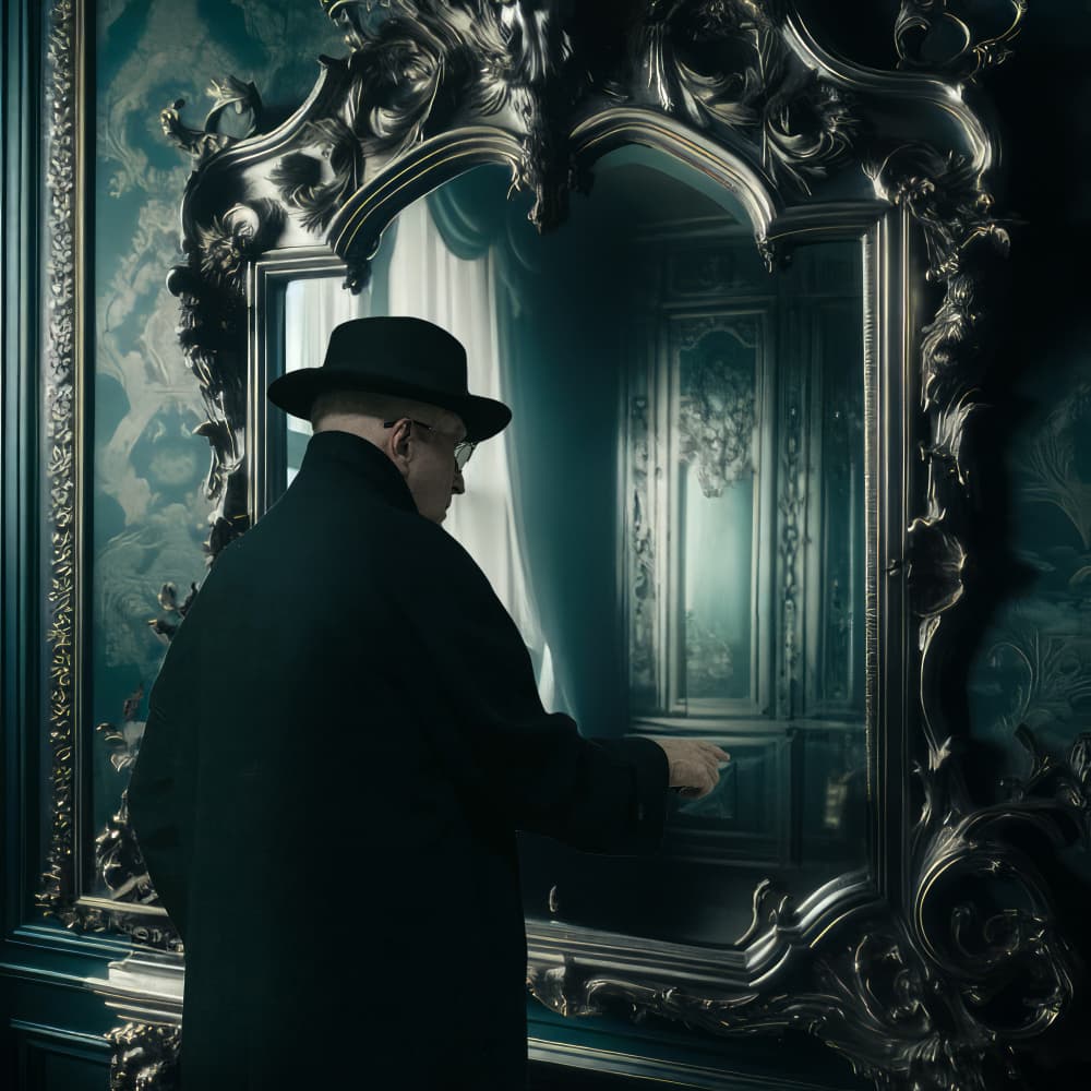 Looking Glass Mystery by Dov Fuchs — canvas wall art
