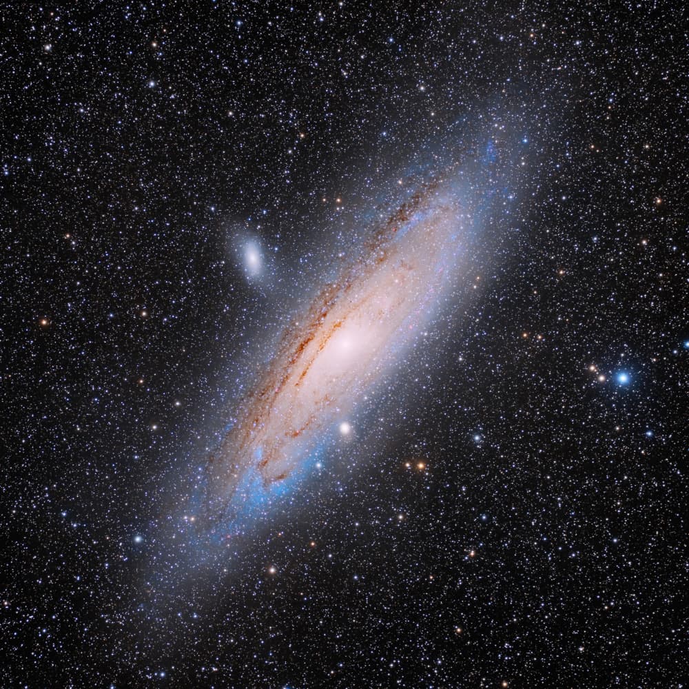 Vast Spiral Galaxy by Vikas Chander — canvas wall art