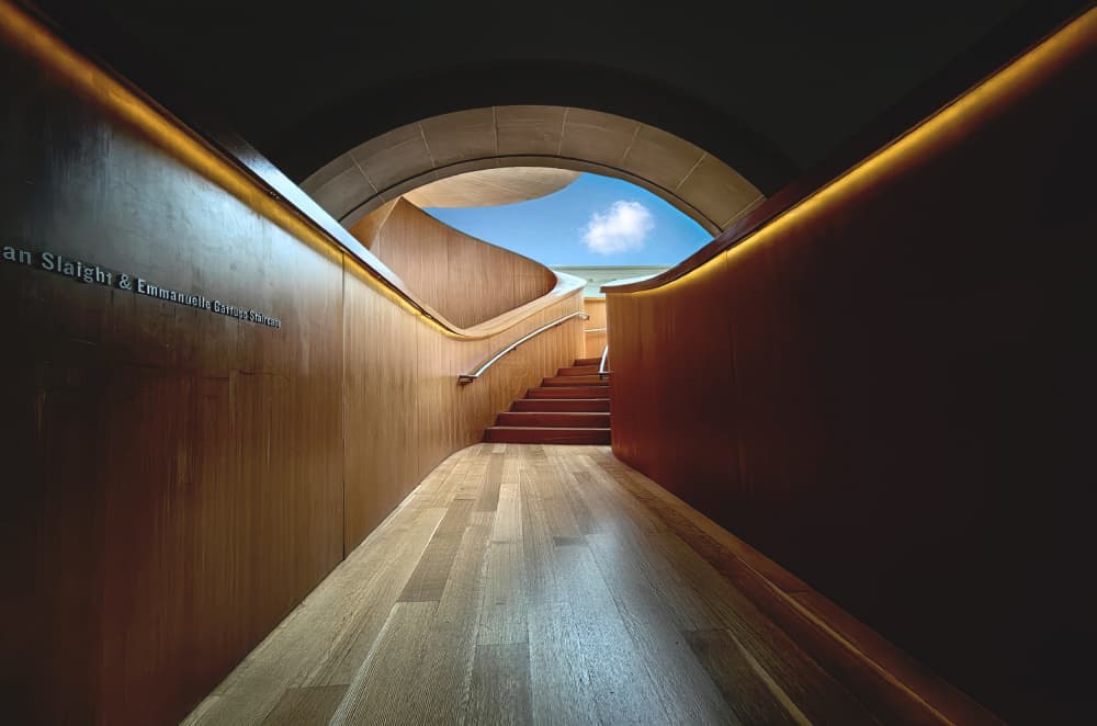 Elegant Interior Ascent by Larry Deng APA — canvas wall art