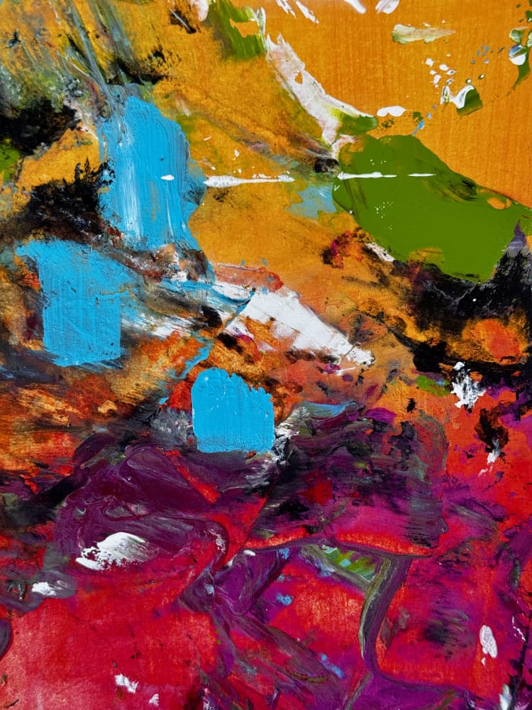 Dynamic Color Explosion by Preston Harmon — canvas wall art