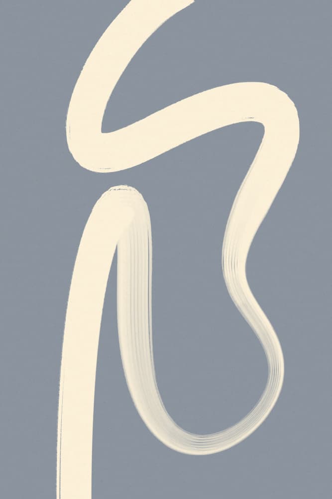 Curved Lines Dance by Treechild — canvas wall art