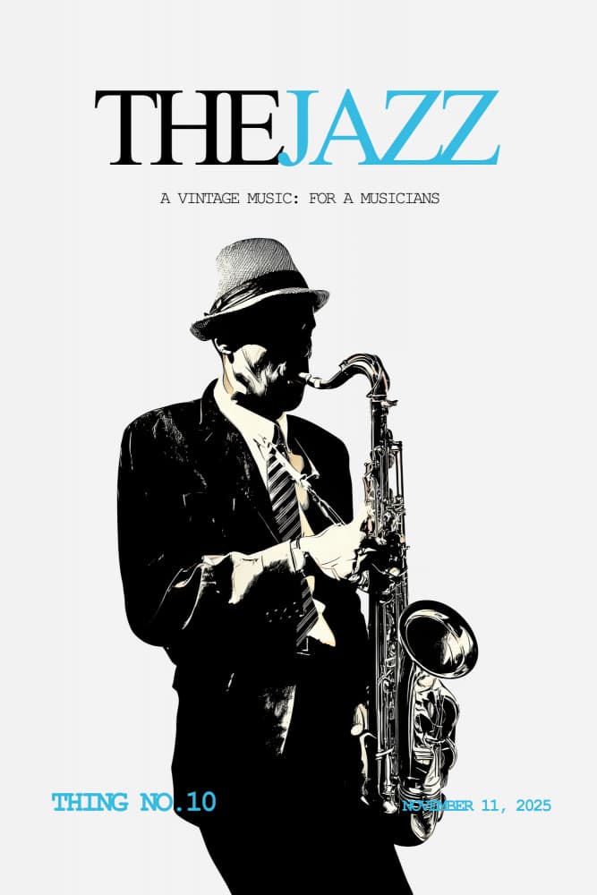 Cool Jazz Musician by Rafal Kulik — canvas wall art