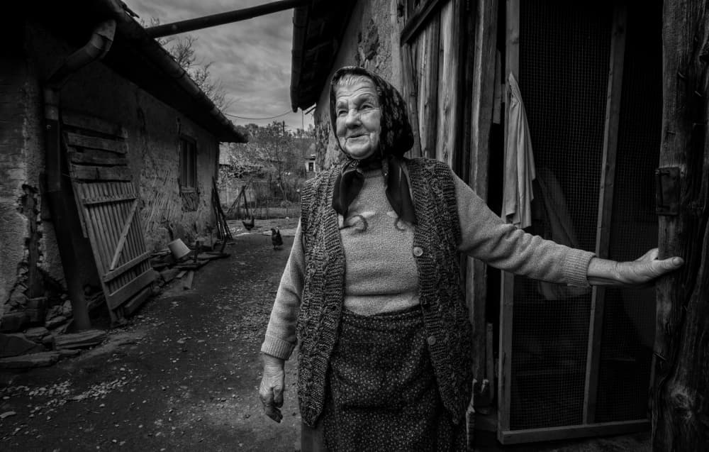 Aged Rural Beauty by Grigore Roibu — canvas wall art