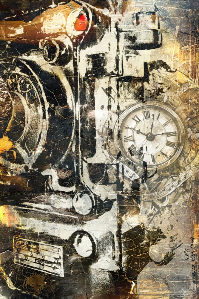Steampunk Clockwork Gears by Rafal Kulik — canvas wall art