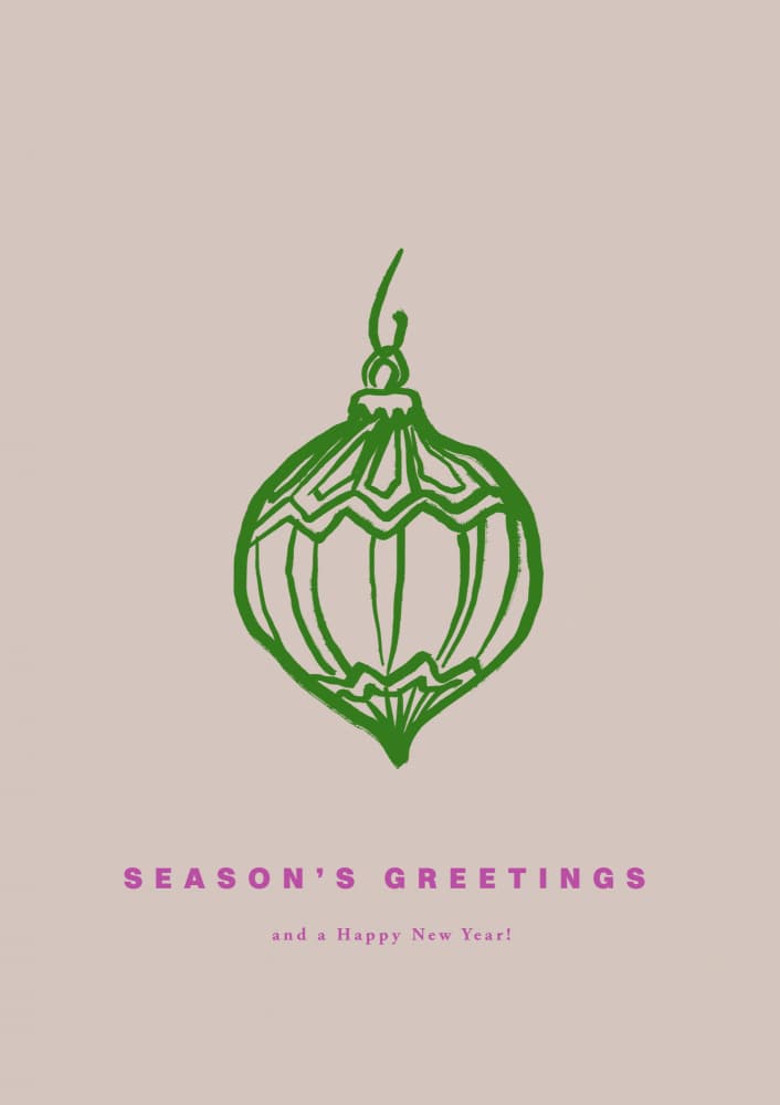 Season`s greetings by Treechild — canvas wall art