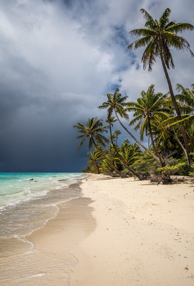 Tropical Beach Storm by Karsten Wrobel — canvas wall art