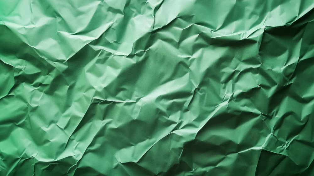 Crumpled Green Texture by Marika Barsrsind — canvas wall art