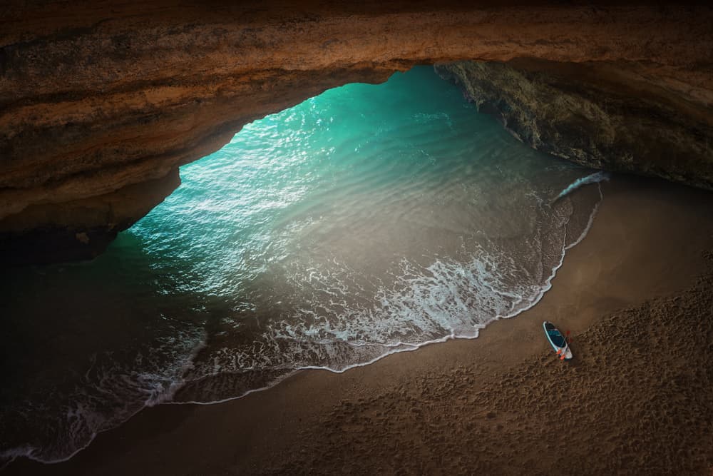 Hidden Cave Beach by Jose Parejo — canvas wall art