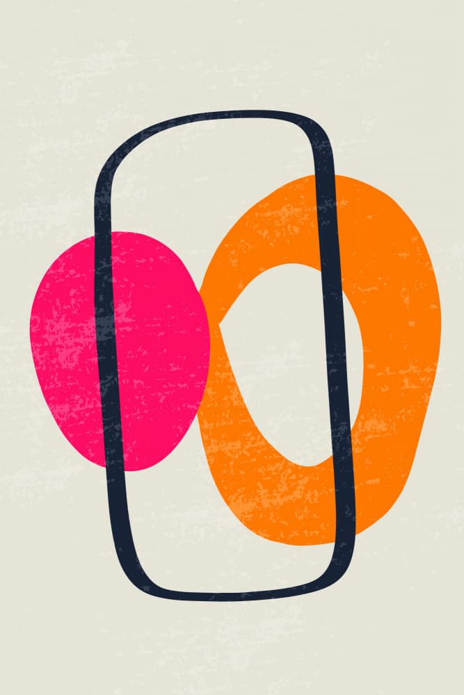 Fluid Abstract Shapes by jay stanley — canvas wall art