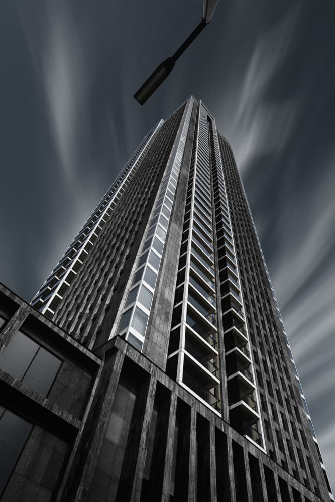 Imposing Urban Spire by Greetje van Son — canvas wall art