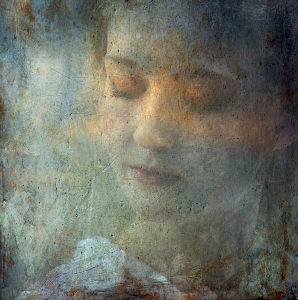 Ethereal Woman Portrait by Gaby Grohovaz — canvas wall art