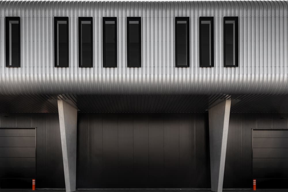 Geometric Metal Facade by Theo Luycx — canvas wall art