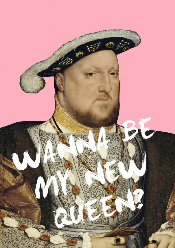King Henry VIII New Queen by Talitha McQueen — canvas wall art