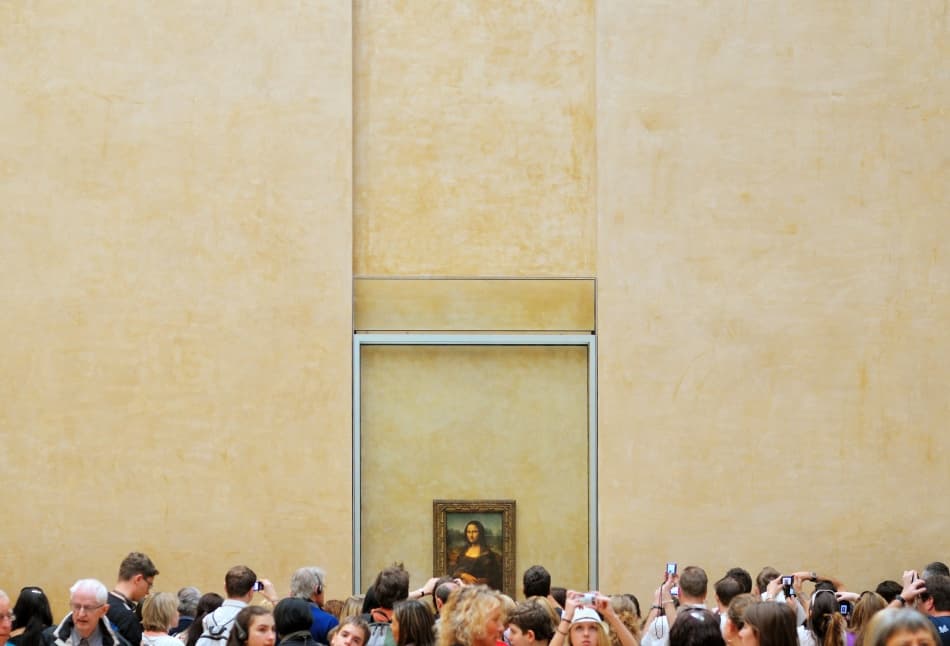 Crowd Views Famous Painting by Riekus Reinders — canvas wall art
