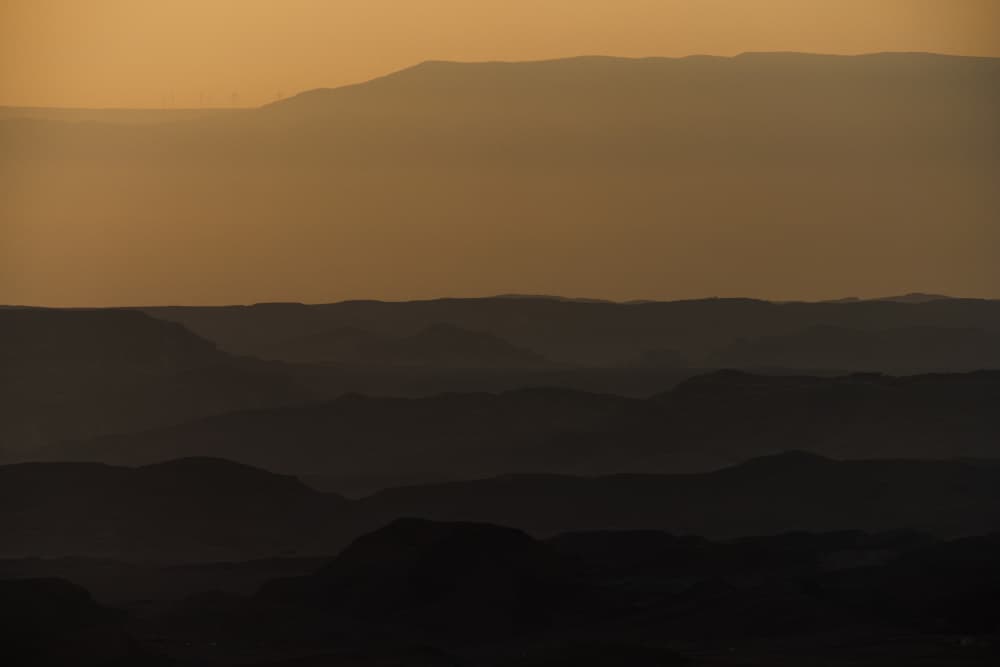 Layered Desert Hills by Tal Paz-Fridman — canvas wall art