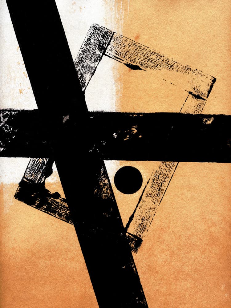 Bold Geometric Composition by Petr Strnad — canvas wall art