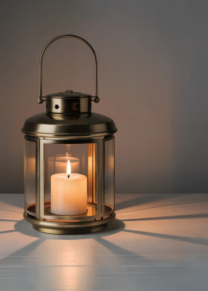 Warm Candle Lantern by Andreas Magnusson — canvas wall art
