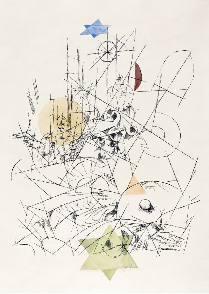Hope and Destruction 1916 by Paul Klee — canvas wall art