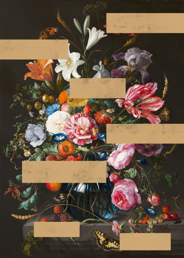 Opulent Baroque Flower Still Life by The Art Concept — canvas wall art