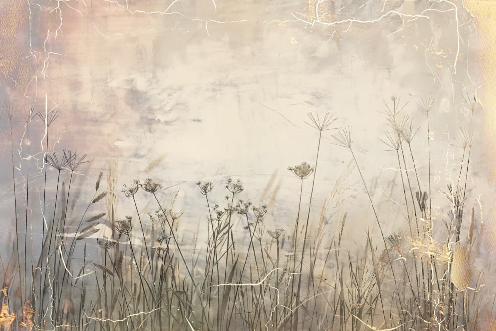 Elegant Faded Meadow by Rafal Kulik — canvas wall art