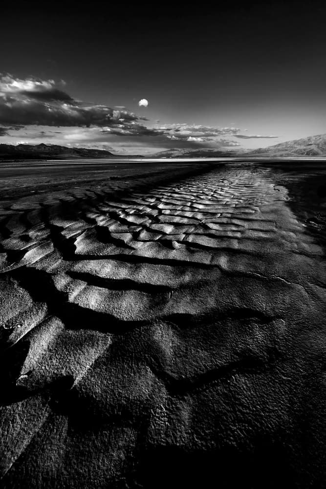 Moon Over Desert Sands by Annie Poreider — canvas wall art