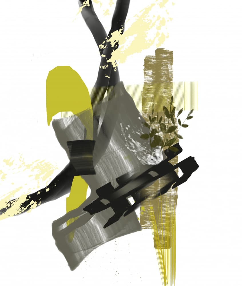 Modern Organic Forms by Pelin Atilla — canvas wall art
