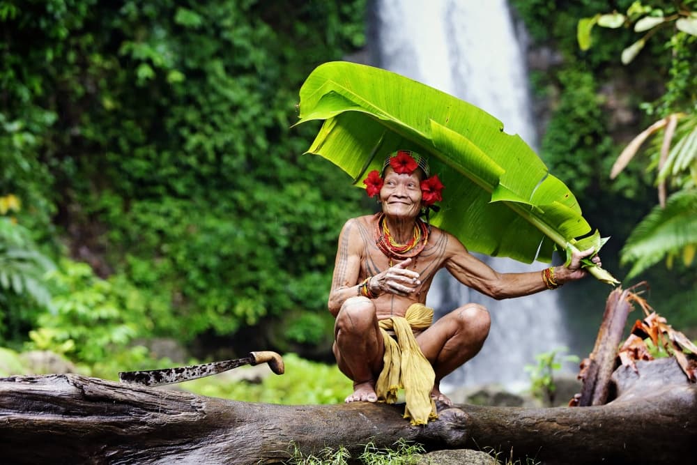 Smiling Indigenous Elder by Vedran Vidak — canvas wall art