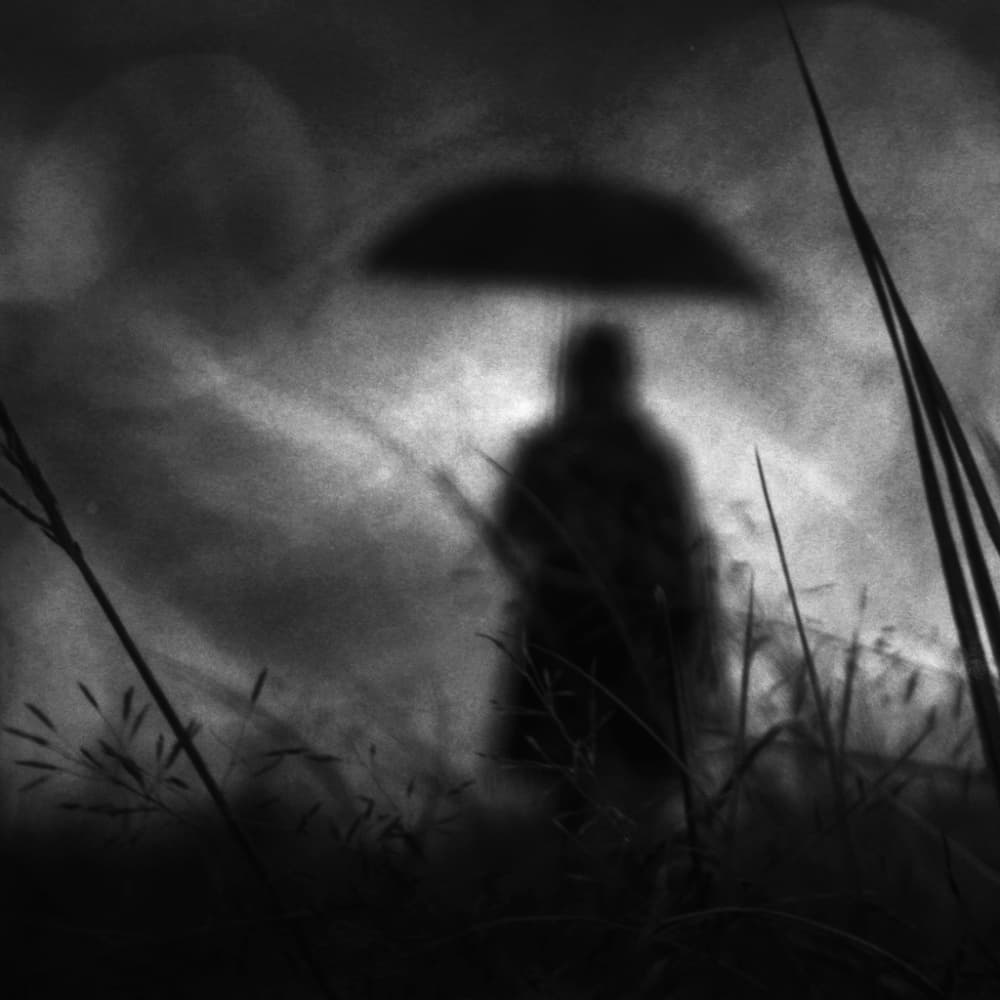 Mysterious Umbrella Shadow by Ajie Alrasyid — canvas wall art