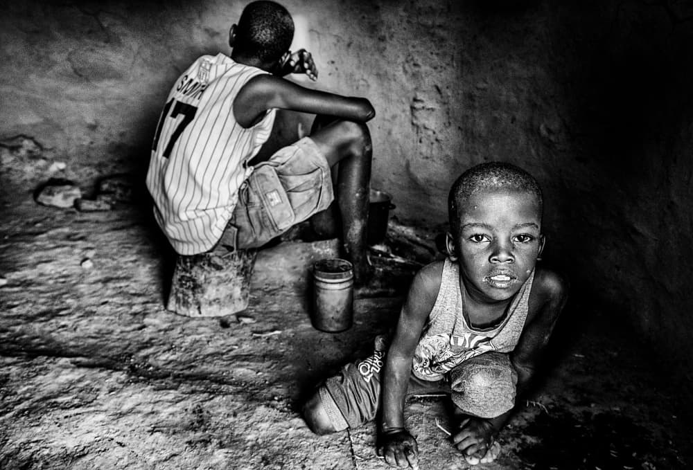 Children's Candid Gaze by Joxe Inazio Kuesta Garmendia — canvas wall art