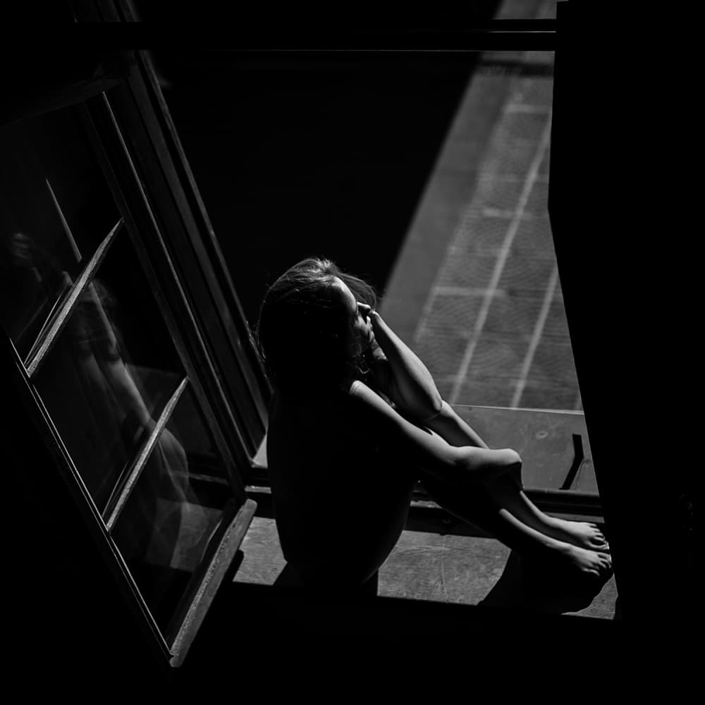 Woman In Window Light by Martin Krystynek MQEP — canvas wall art
