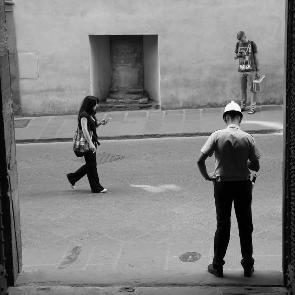 Candid City Scene by Francesco Martinelli — canvas wall art
