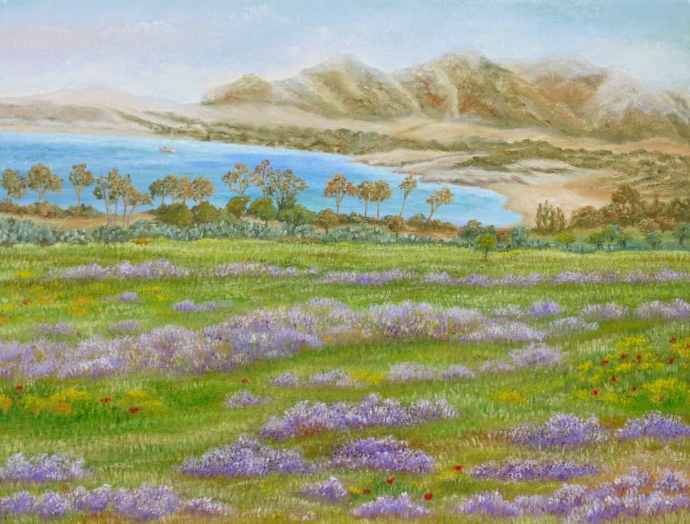 Spring Meadow Bay by Angeles M. Pomata — canvas wall art